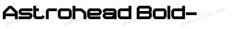 Astrohead Bold字体转换